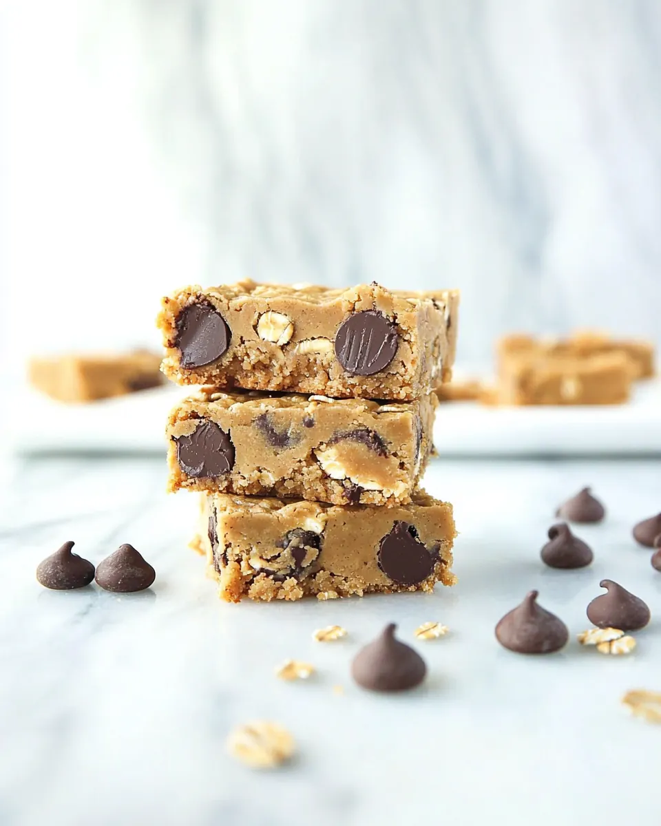 Oatmeal Peanut Butter Cookie Bars