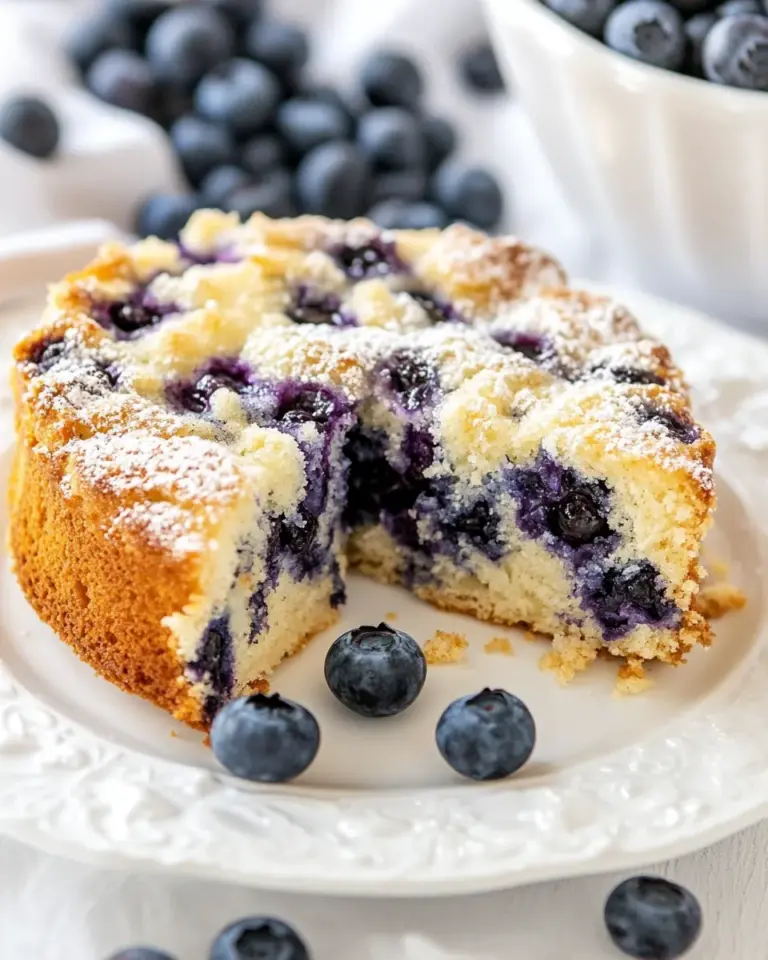 Old Fashioned Blueberry Cake