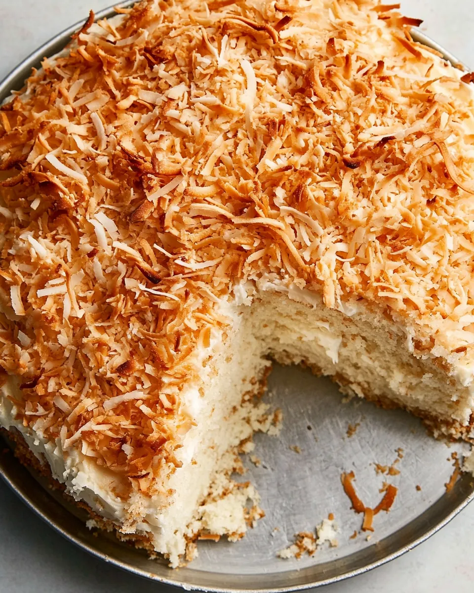 Old Fashioned Coconut Cake