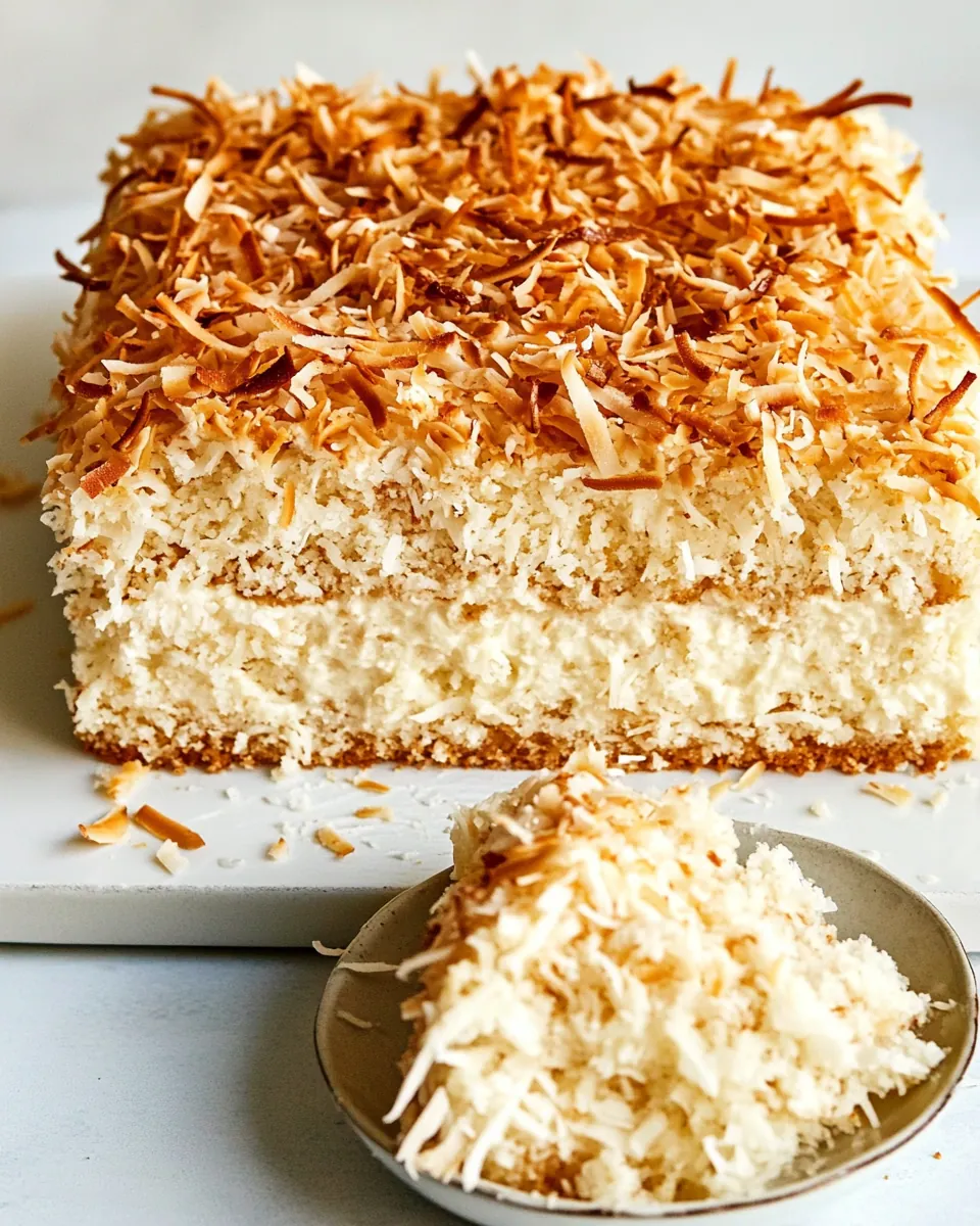 Old Fashioned Coconut Cake