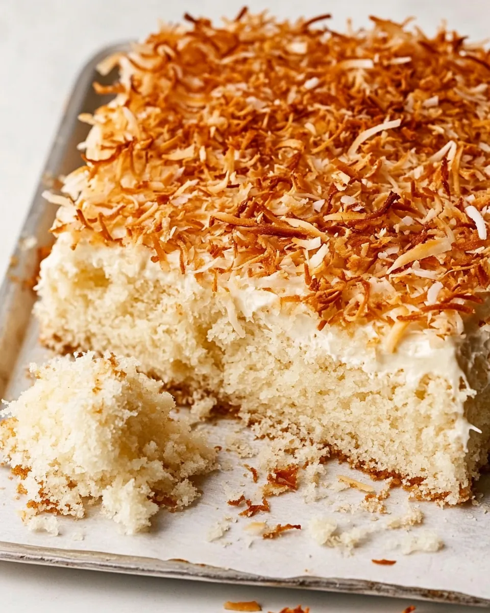 Old Fashioned Coconut Cake