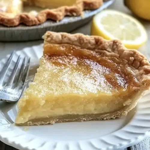 Old Fashioned Lemon Chess Pie
