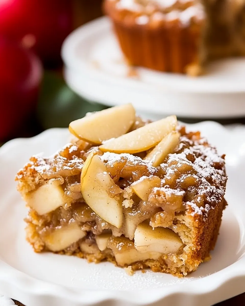Old Fashioned Warm Apple Cake