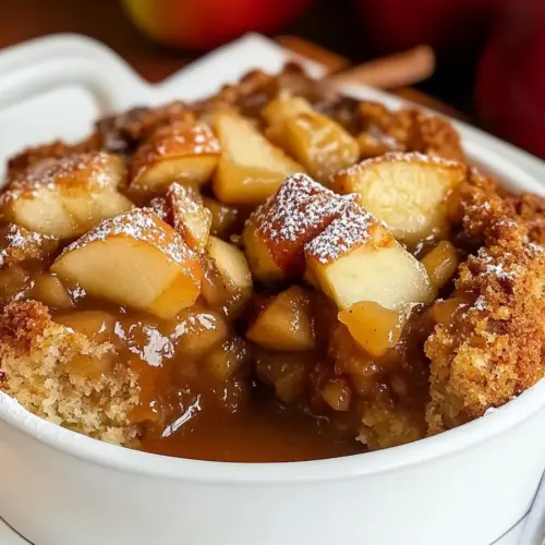 Old Fashioned Warm Apple Cake