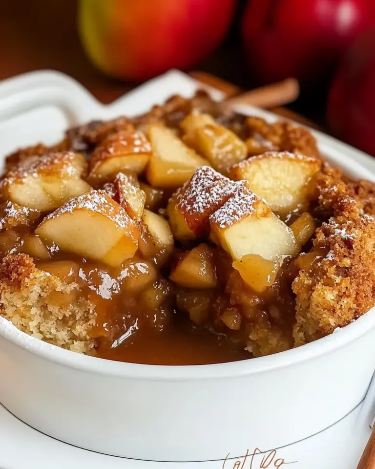 Old Fashioned Warm Apple Cake