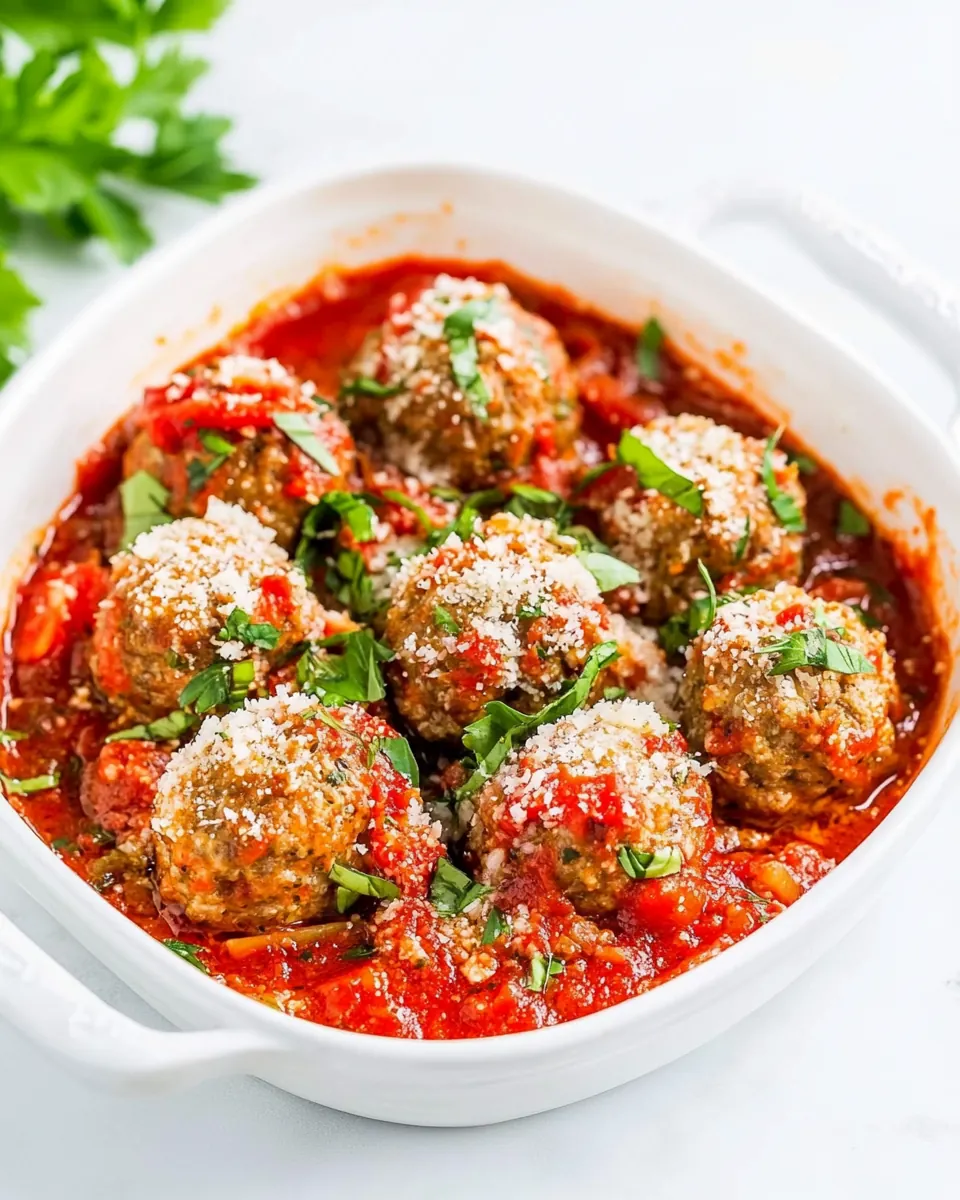 Olive Garden Meatballs Parmigiana