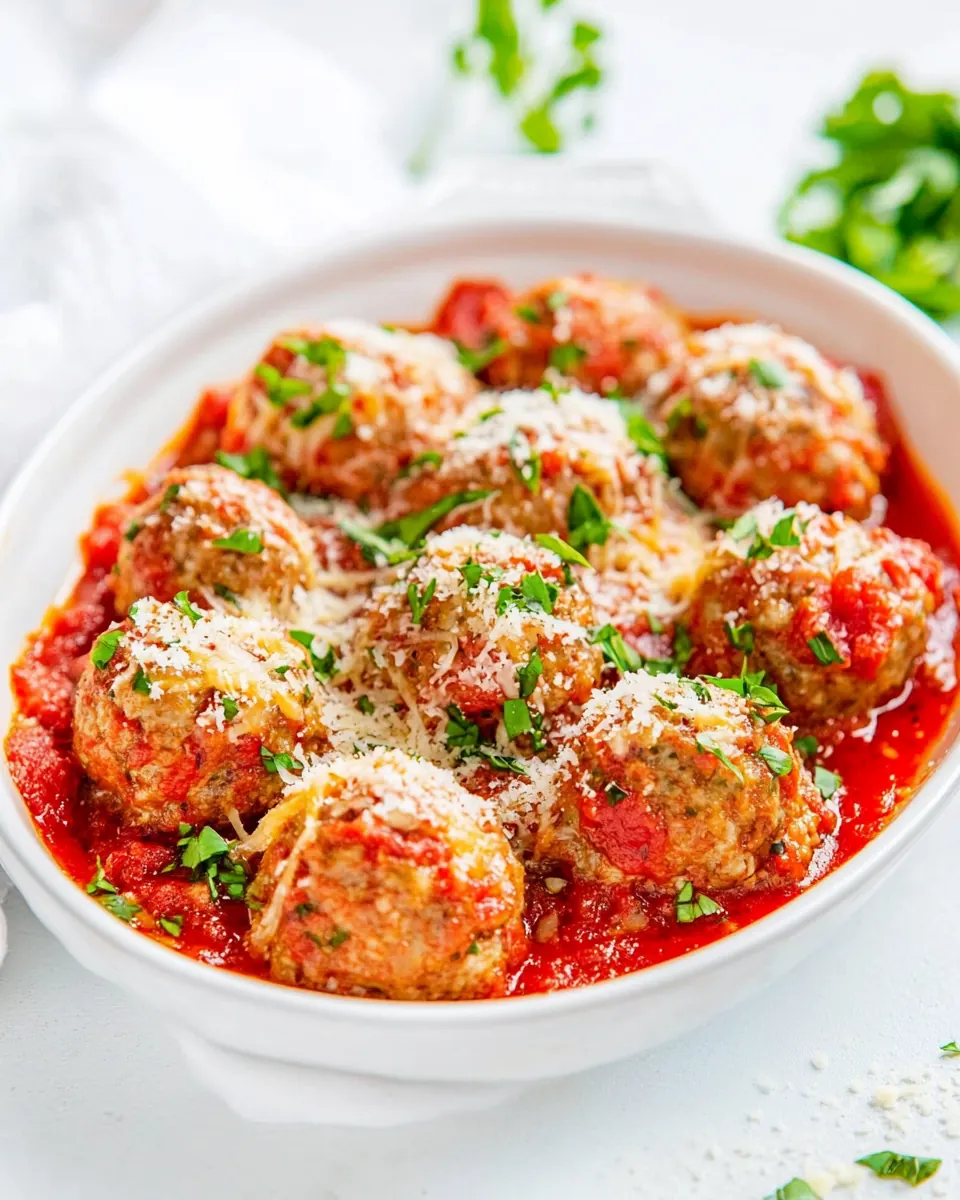 Olive Garden Meatballs Parmigiana
