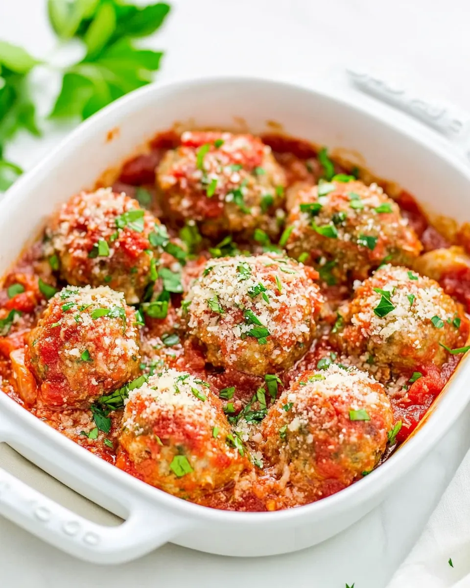 Olive Garden Meatballs Parmigiana