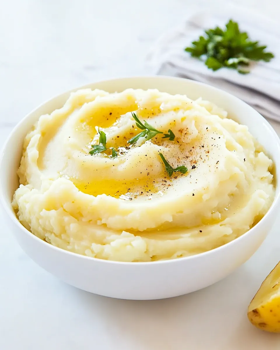 Olive Oil Mashed Potatoes