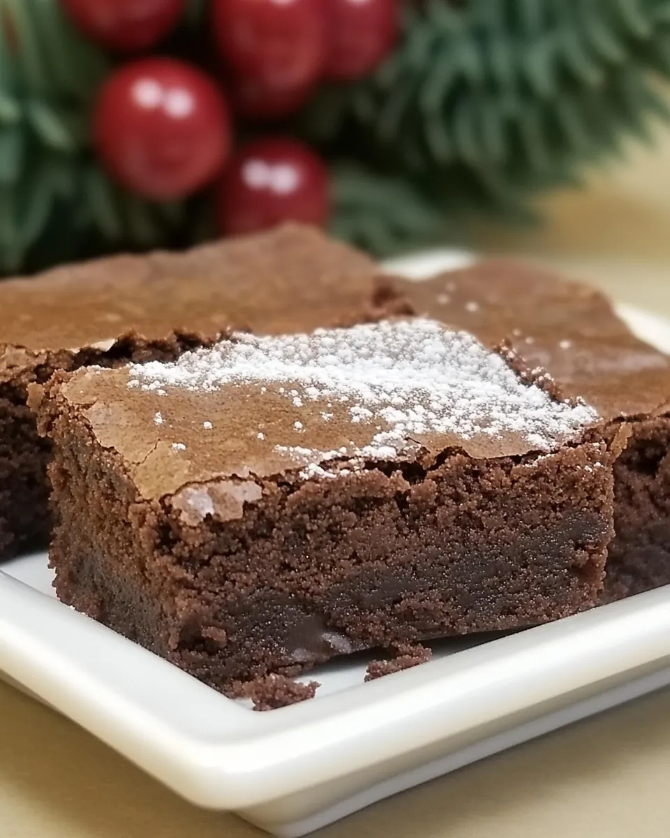 One Bowl Fudgy Brownies