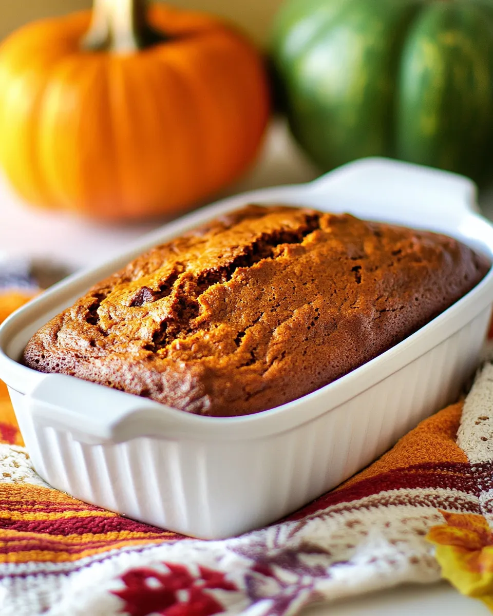 One Bowl Healthy Pumpkin Bread