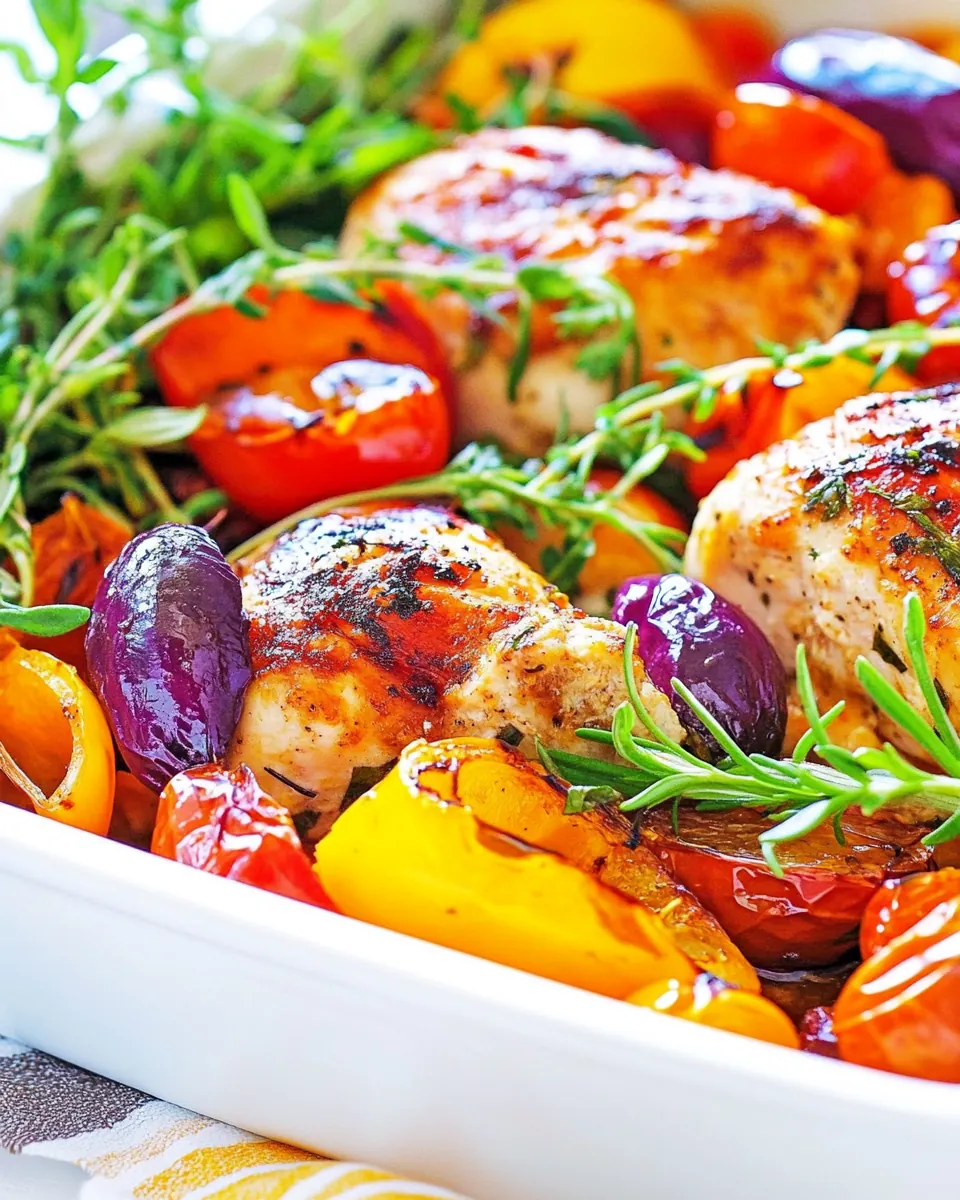 One Pan Mediterranean Chicken