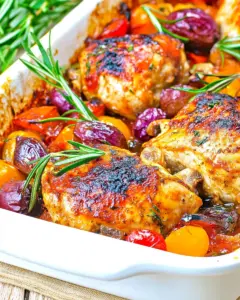 One Pan Mediterranean Chicken