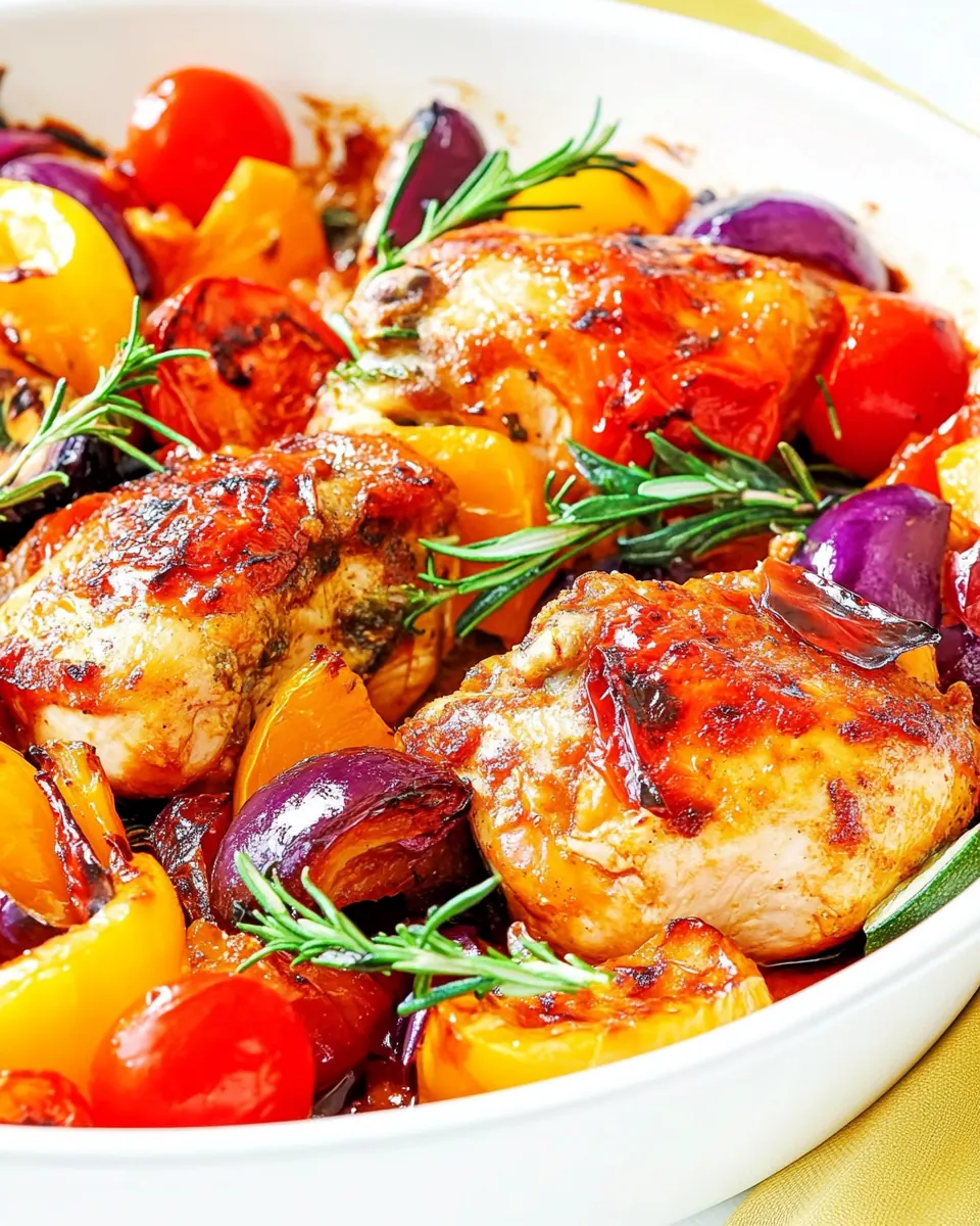 One Pan Mediterranean Chicken