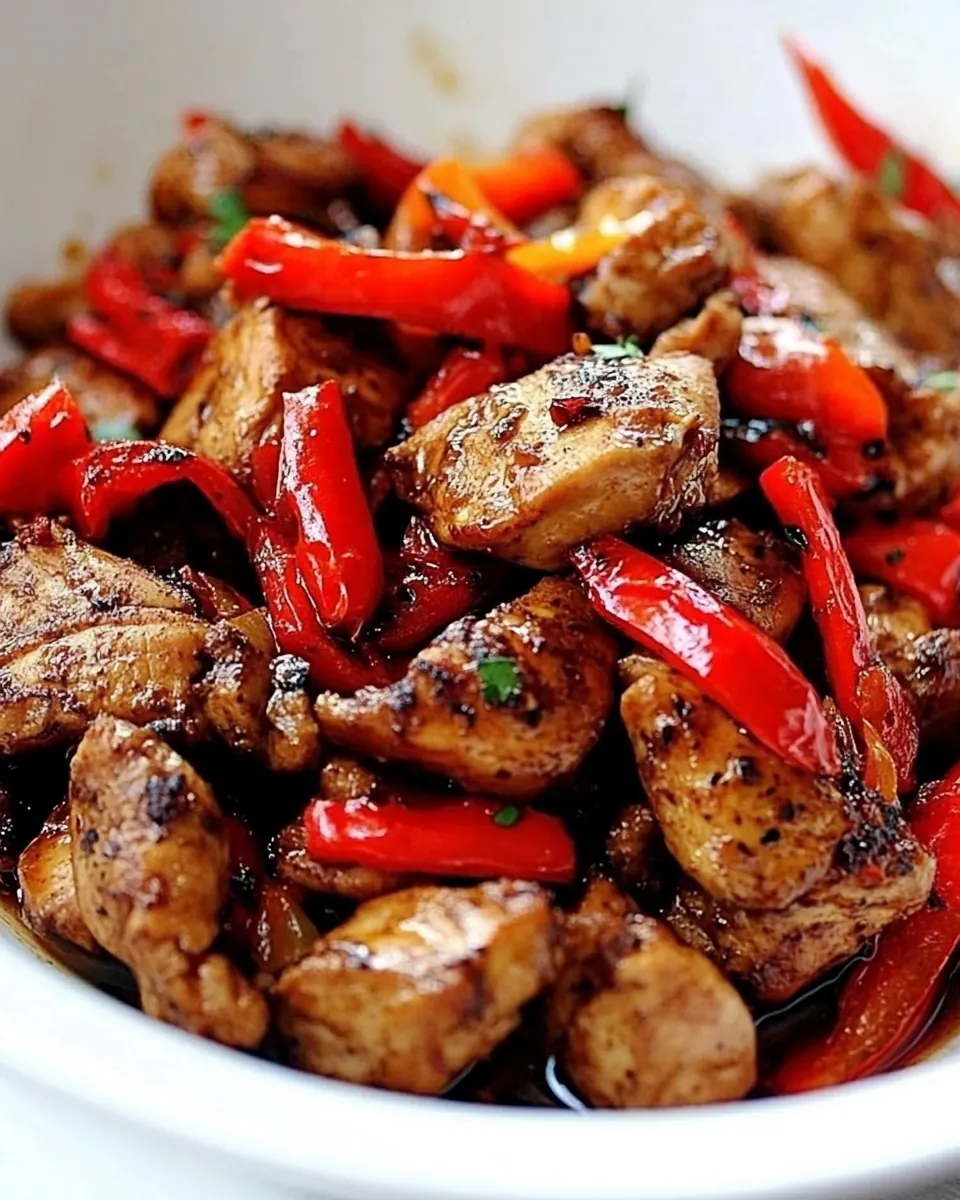 One Pot Black Pepper Chicken