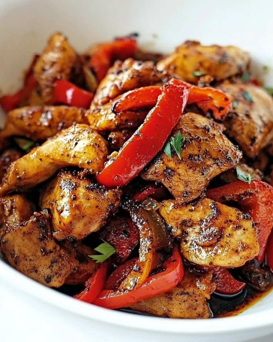 One Pot Black Pepper Chicken