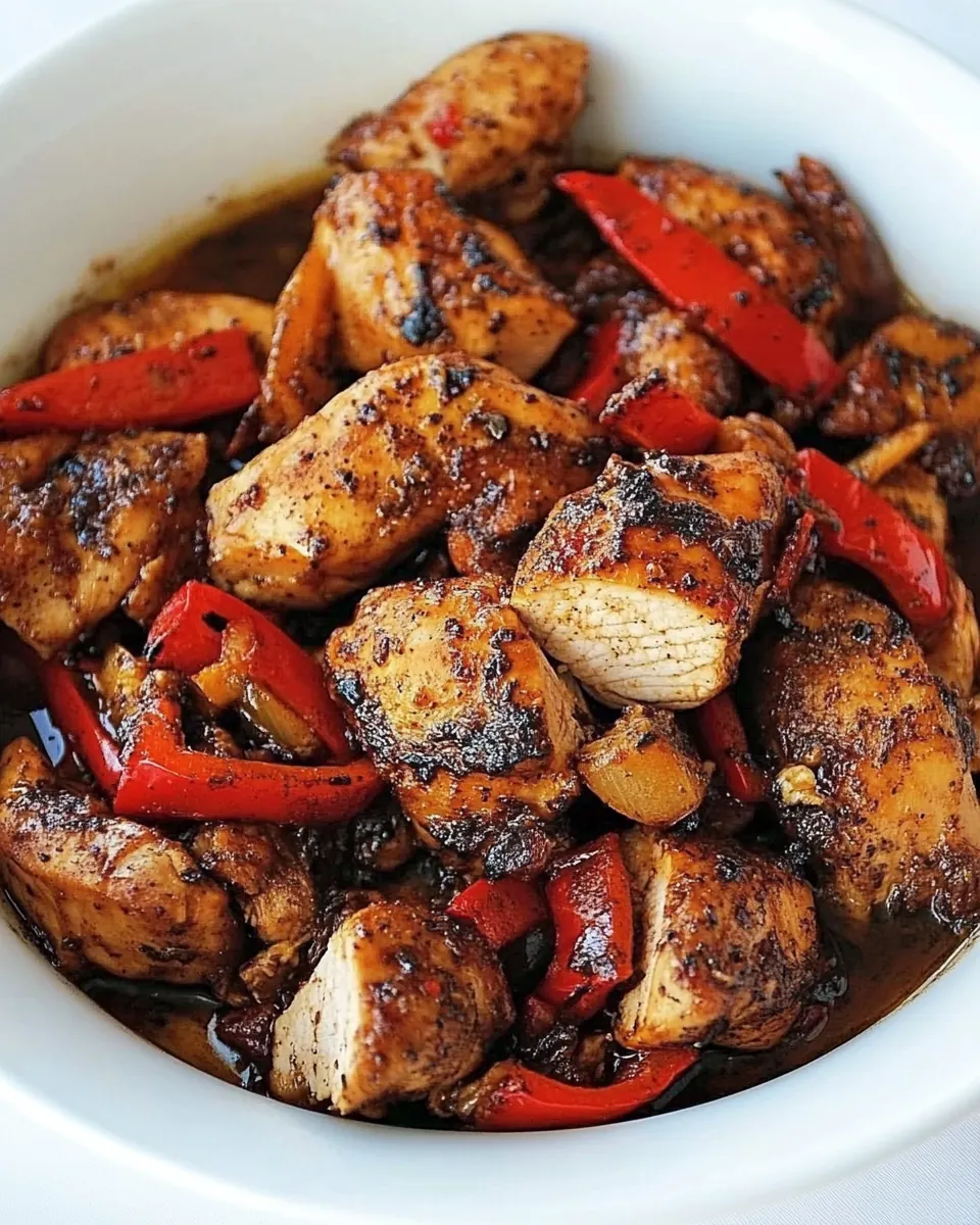 One Pot Black Pepper Chicken