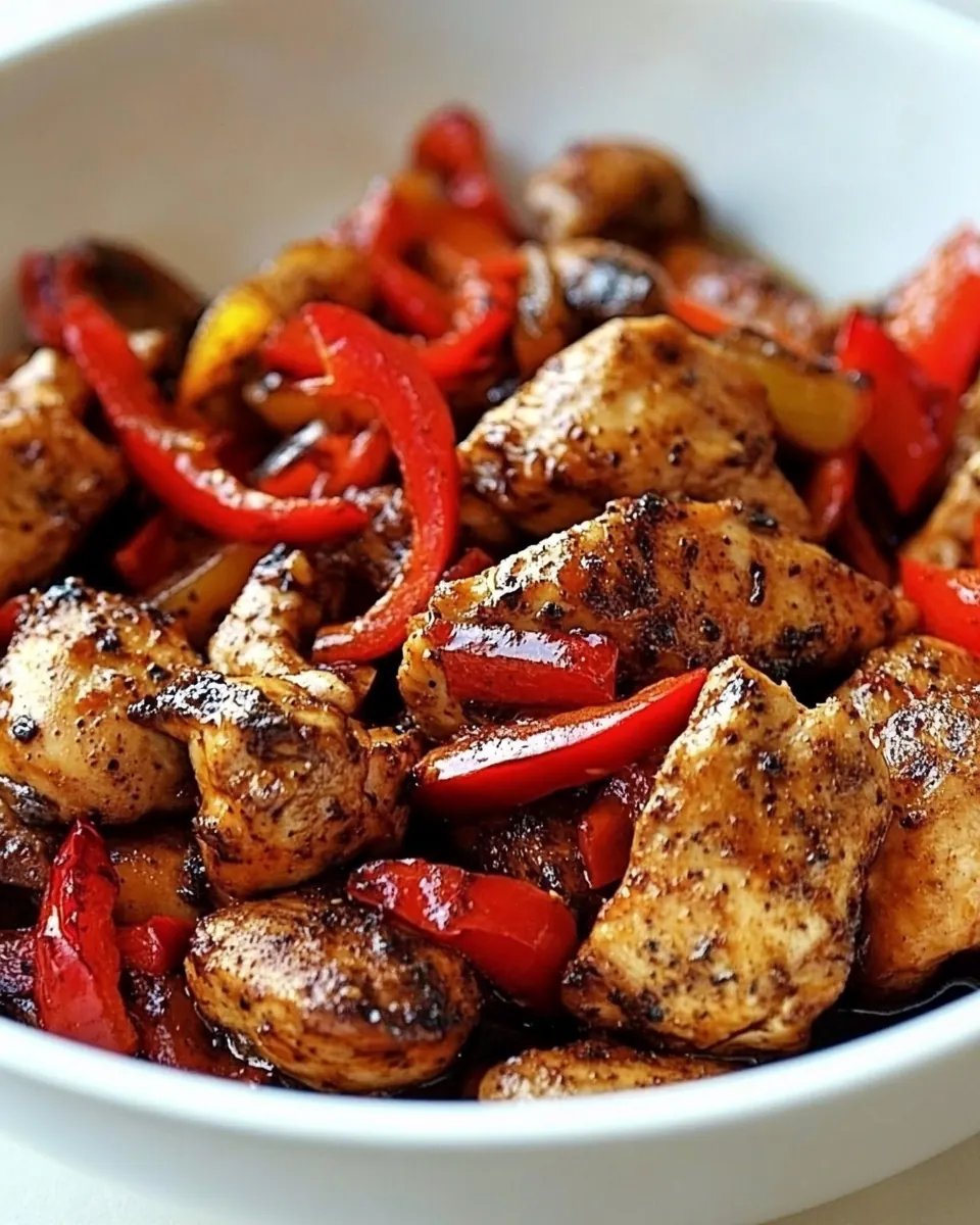 One Pot Black Pepper Chicken