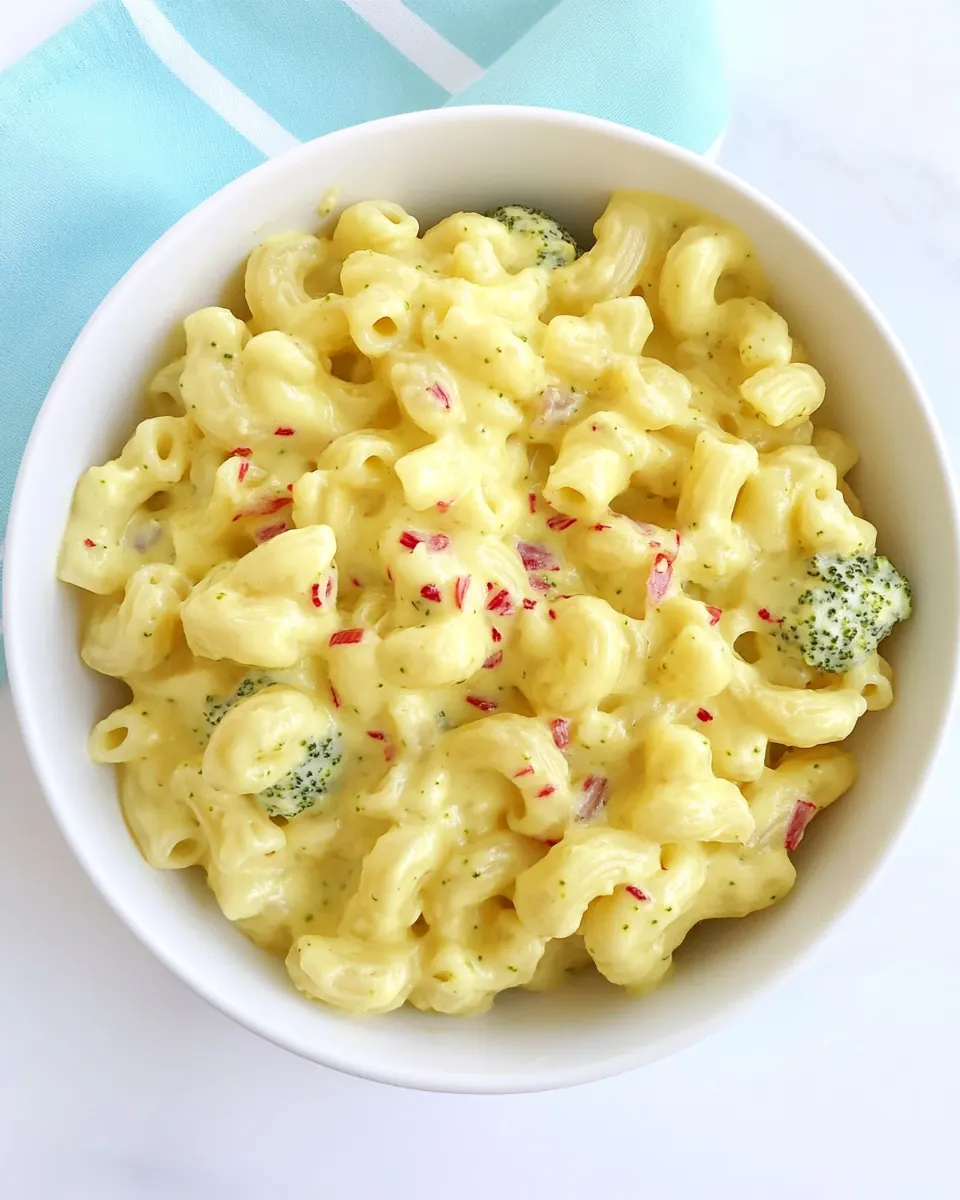 One Pot Broccoli Mac and Cheese