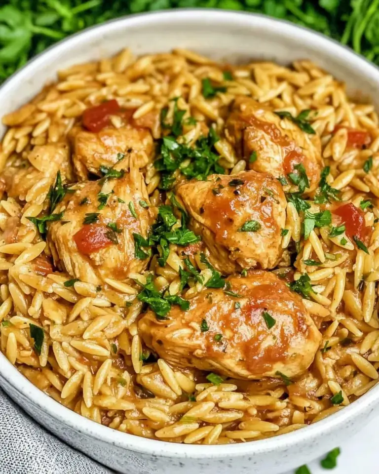 One Pot Chicken and Orzo