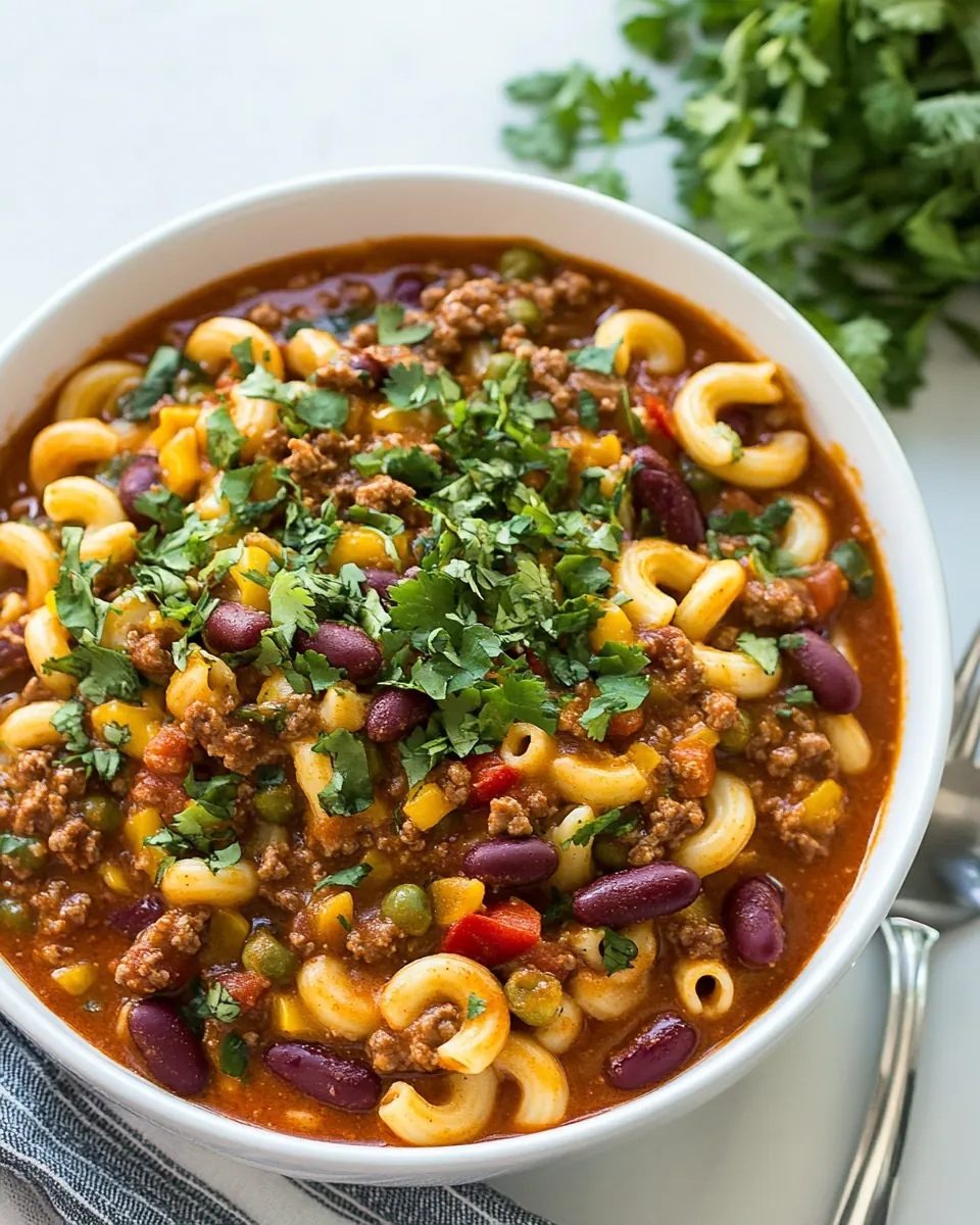 One Pot Chili Mac
