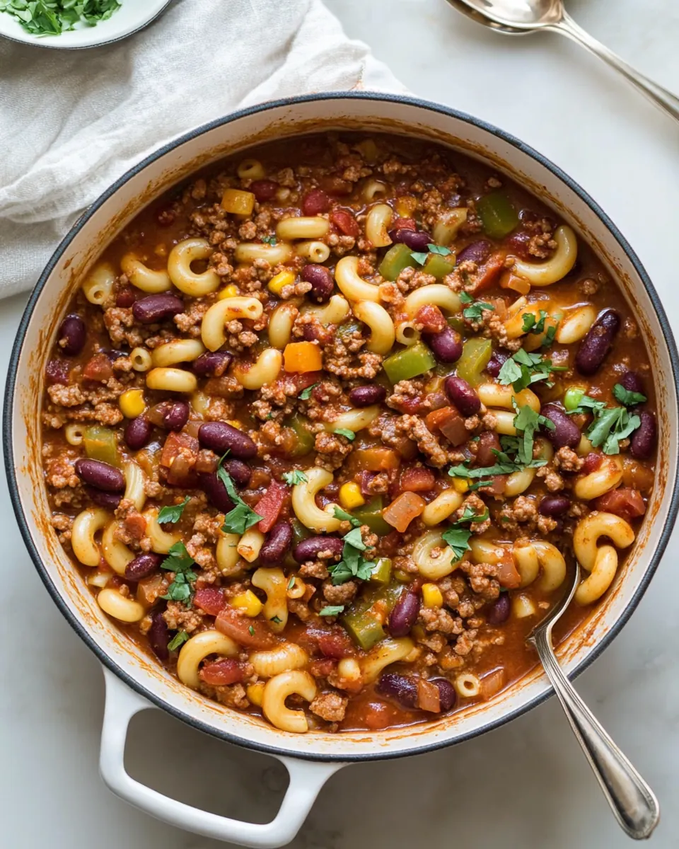 One Pot Chili Mac