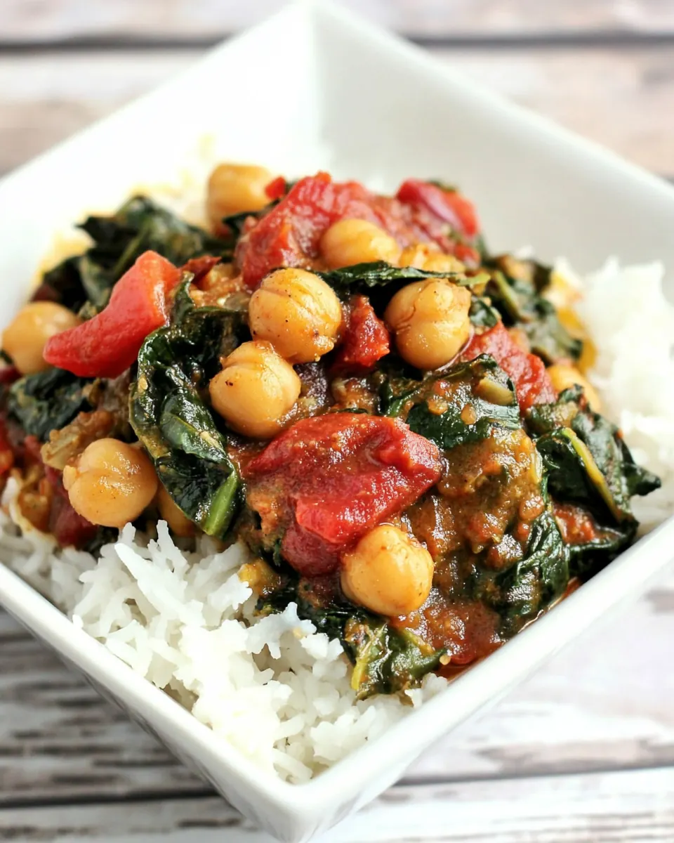 One Pot Coconut Chickpea Curry