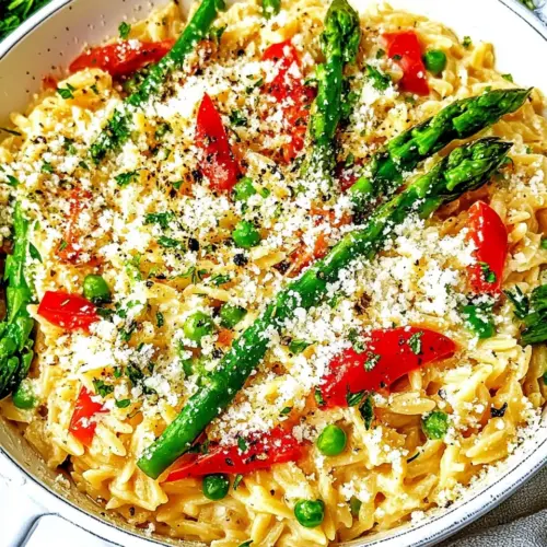 One Pot Orzo Primavera