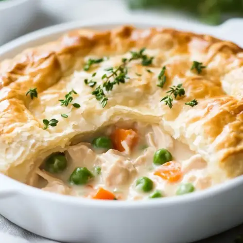 One Skillet Chicken Pot Pie