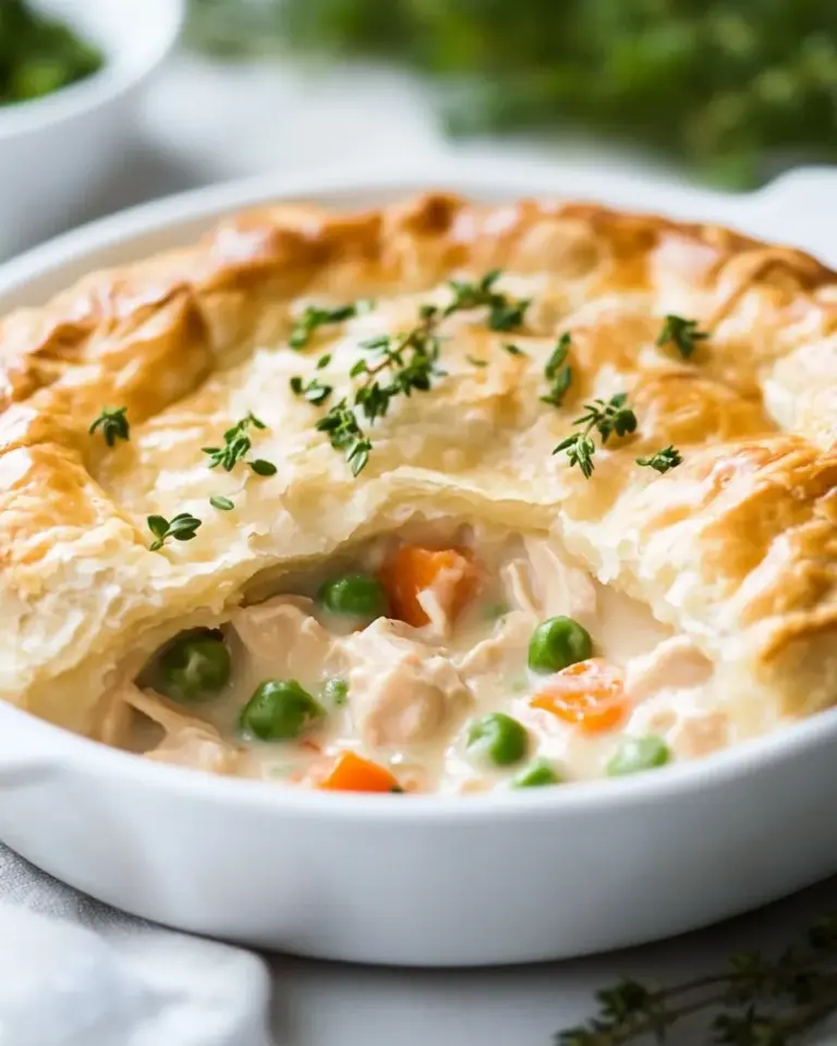 One Skillet Chicken Pot Pie