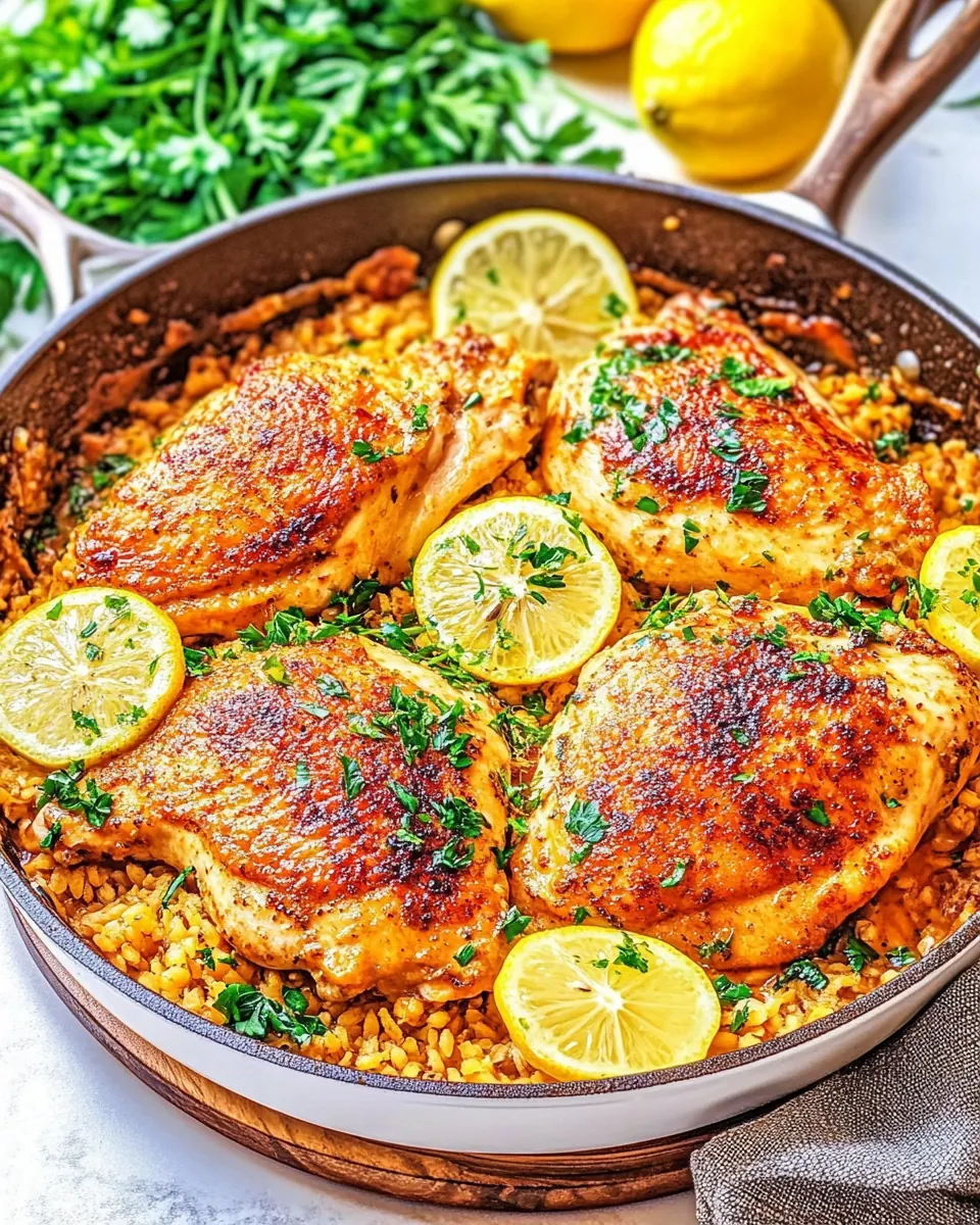 One Skillet Lemon Chicken