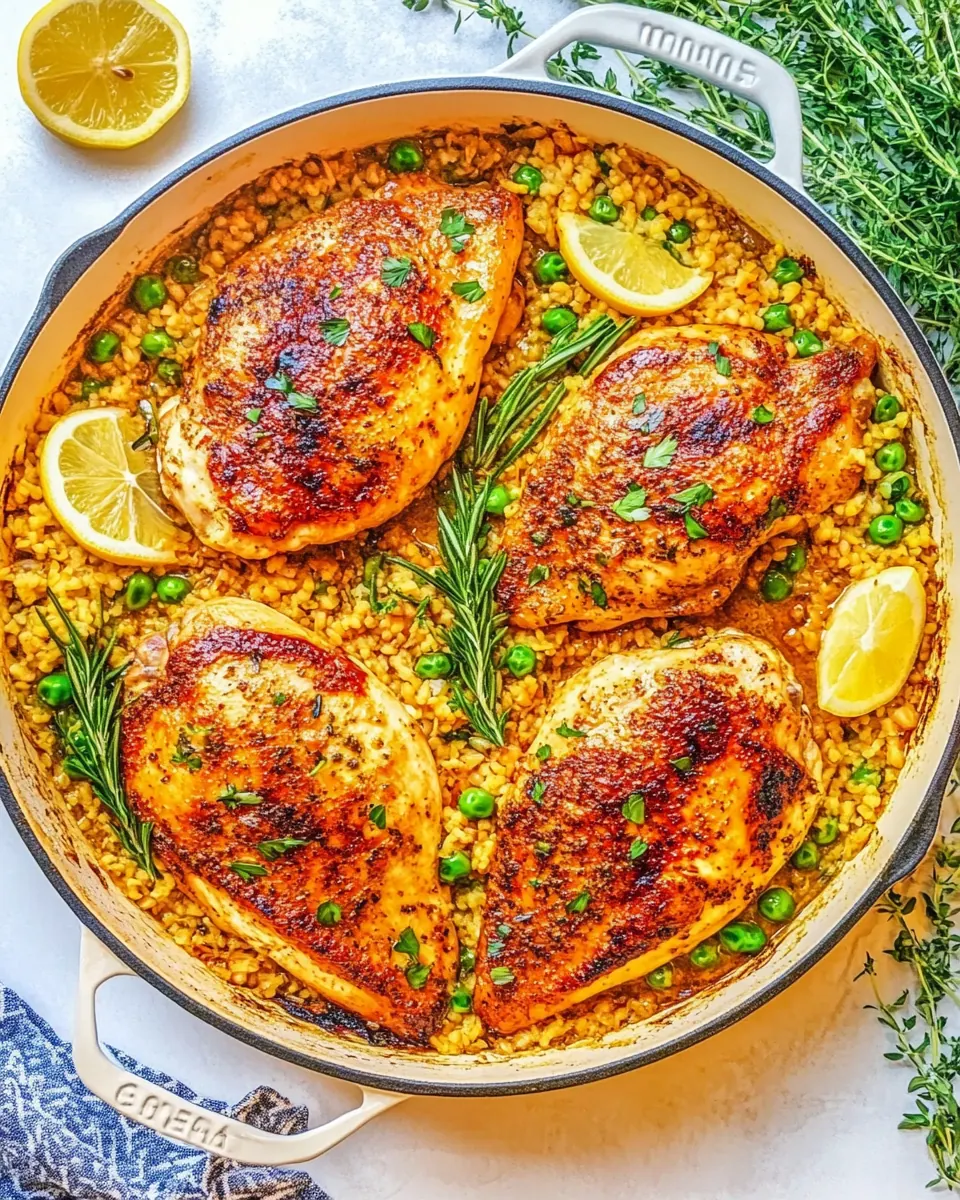 One Skillet Lemon Chicken