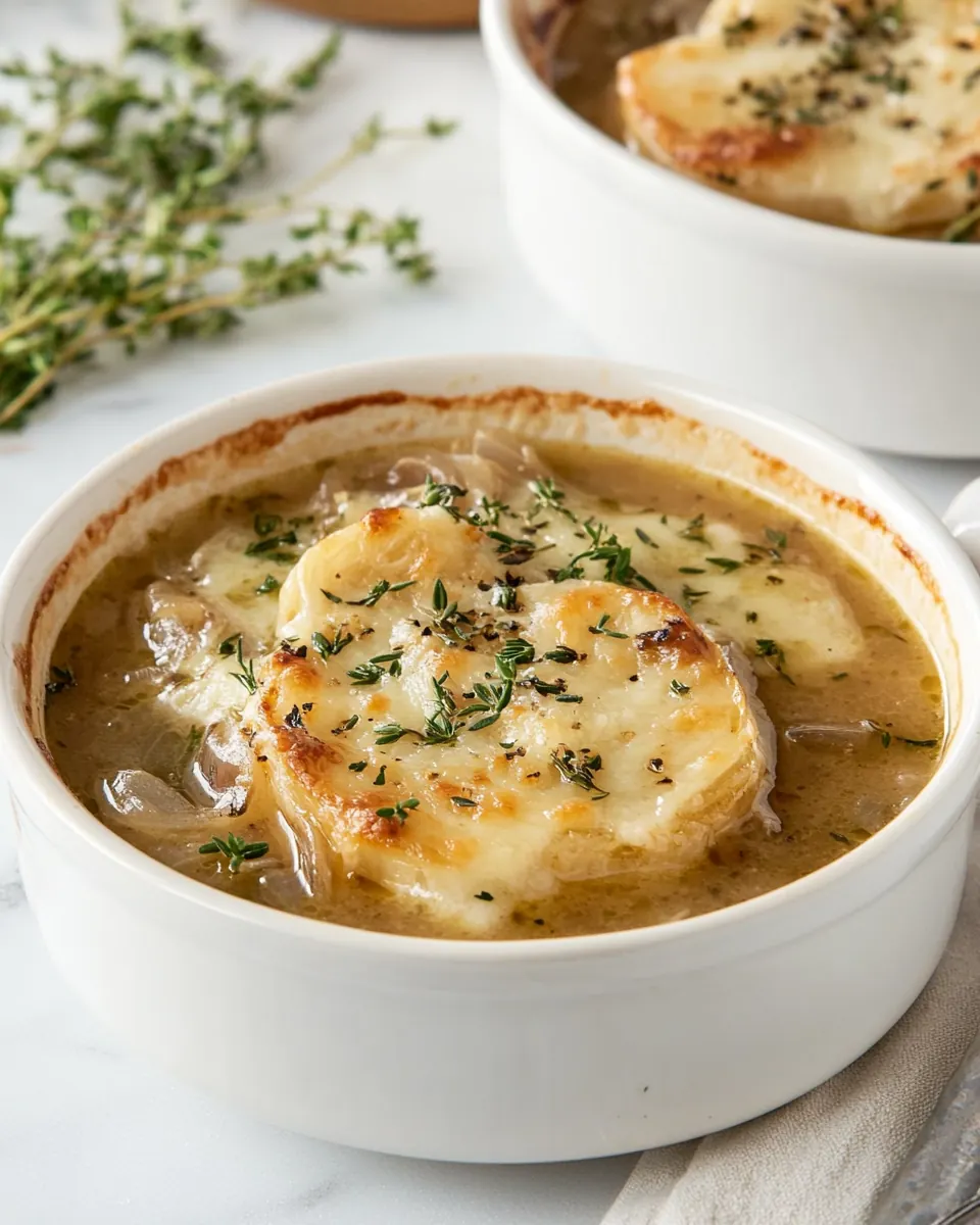 Ooey Gooey French Onion Soup