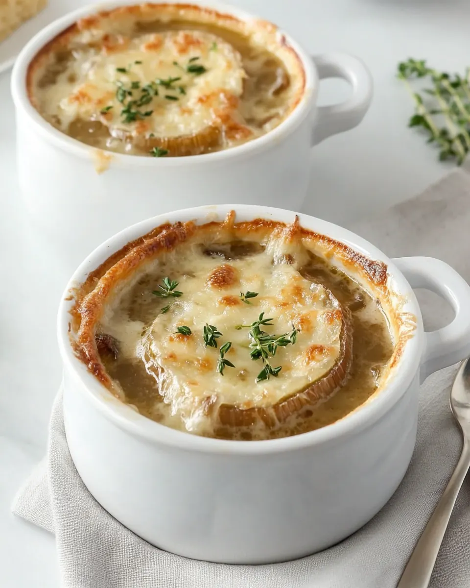 Ooey Gooey French Onion Soup