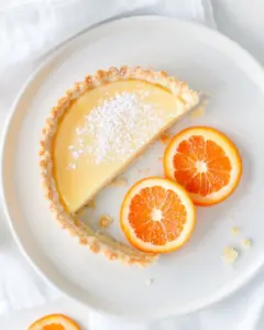 Orange Blossom Almond Cream Tart