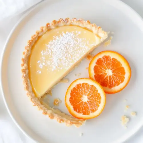Orange Blossom Almond Cream Tart