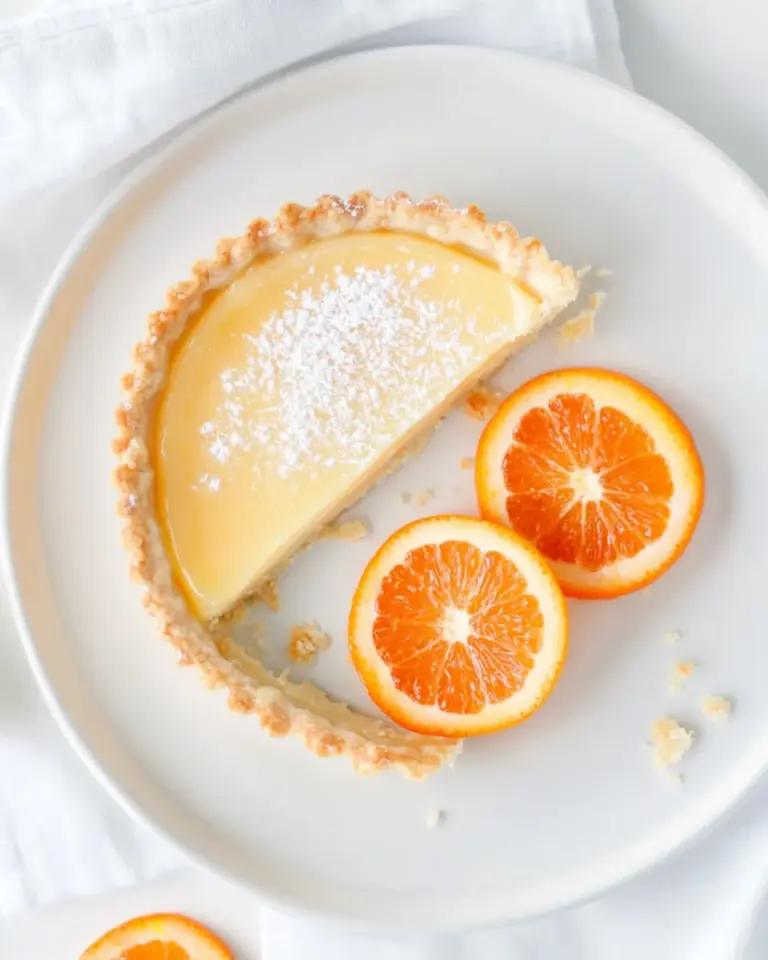 Orange Blossom Almond Cream Tart
