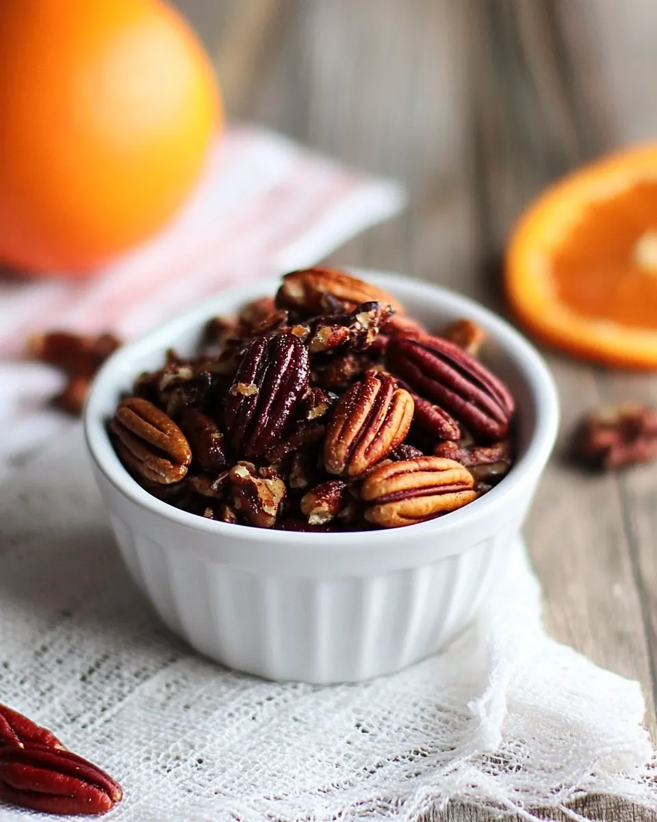 Orange Chipotle Spiced Pecan Mix