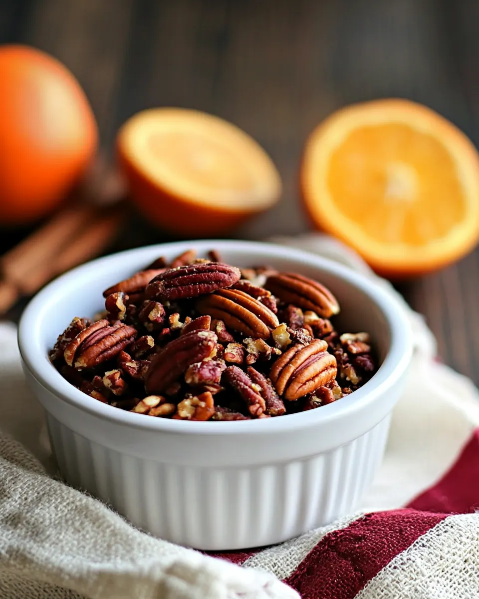Orange Chipotle Spiced Pecan Mix