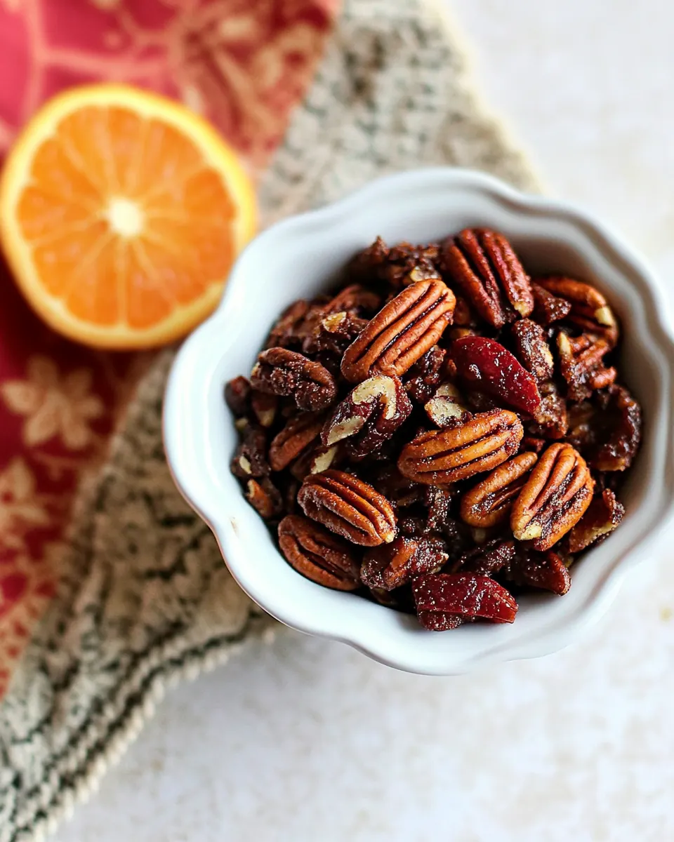 Orange Chipotle Spiced Pecan Mix