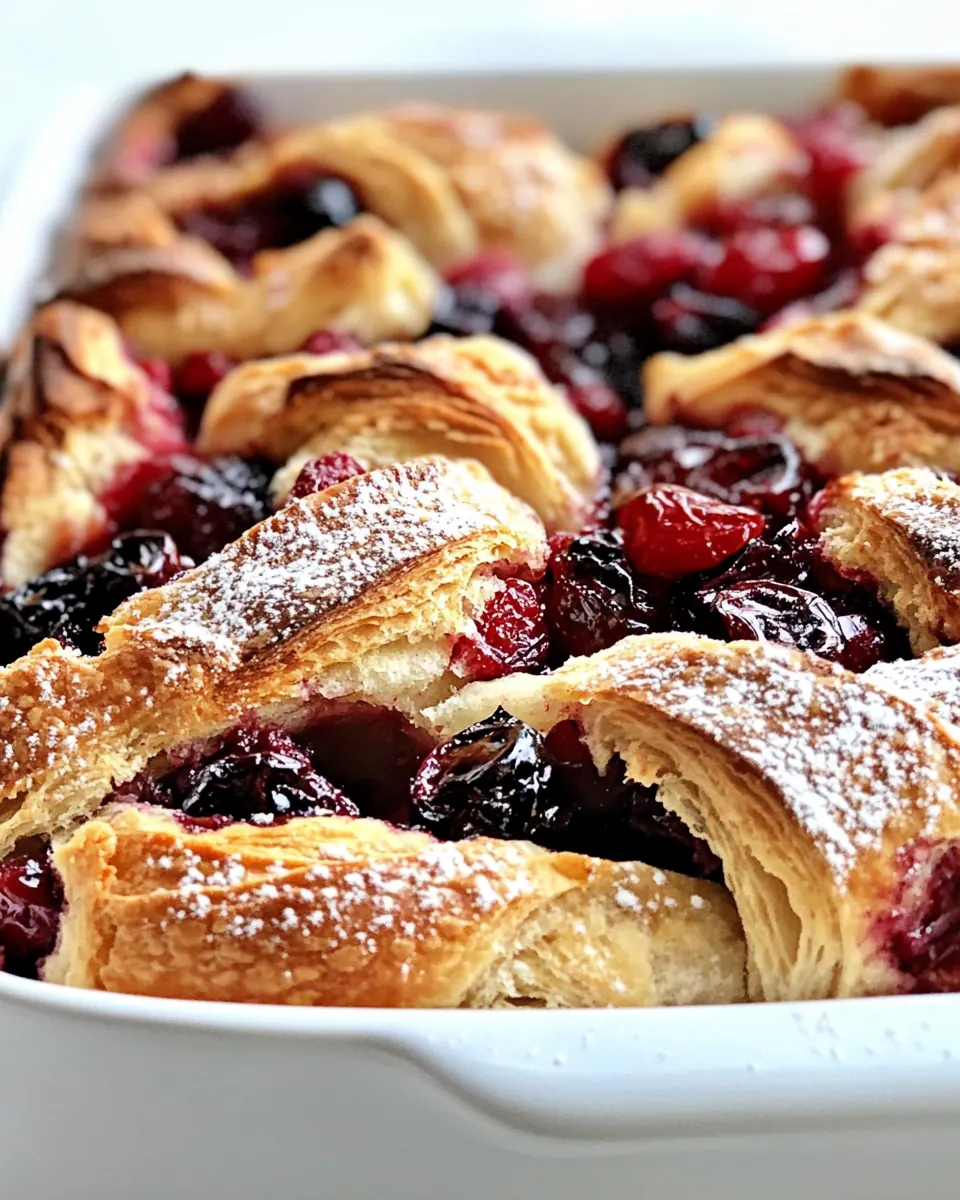 Orange Cranberry Croissant Bake Recipe
