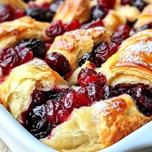Orange Cranberry Croissant Bake Recipe