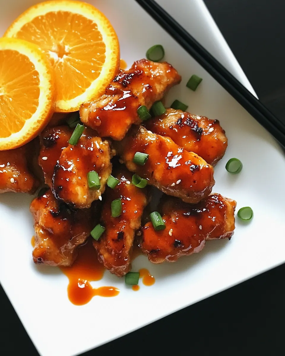 Orange Sriracha Chicken