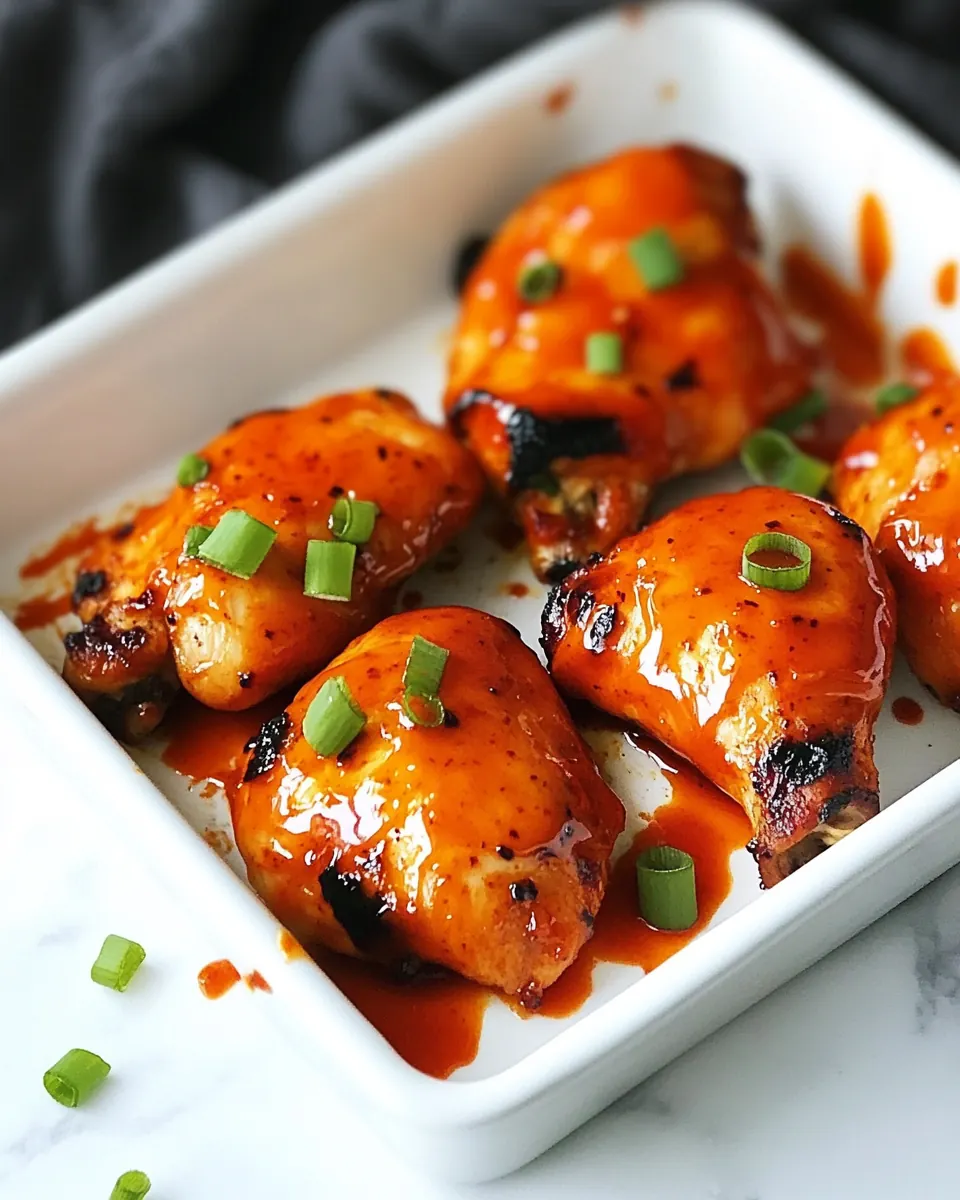 Orange Sriracha Chicken