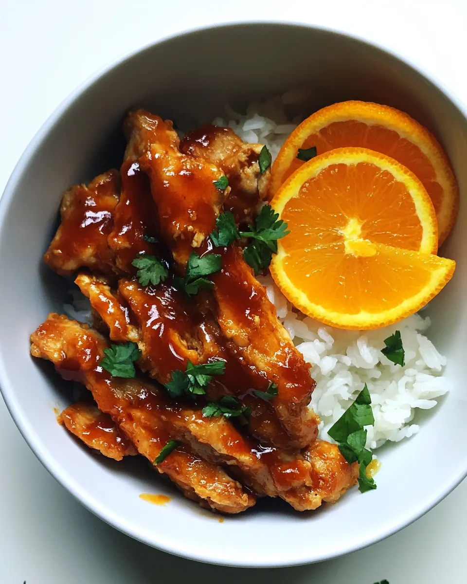 Orange Sriracha Chicken