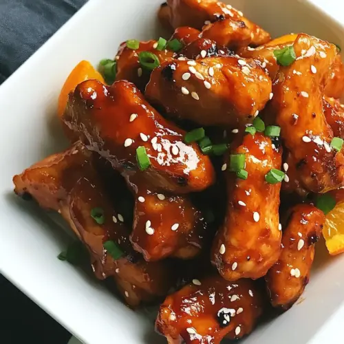 Orange Sriracha Chicken