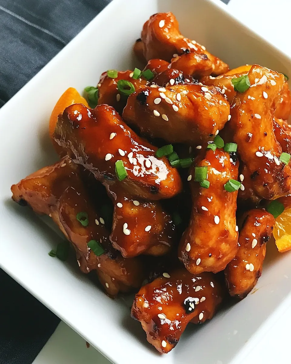 Orange Sriracha Chicken