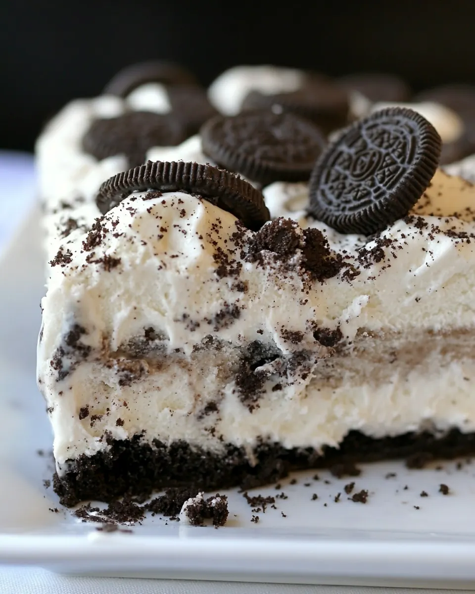 Oreo Ice Cream Cake
