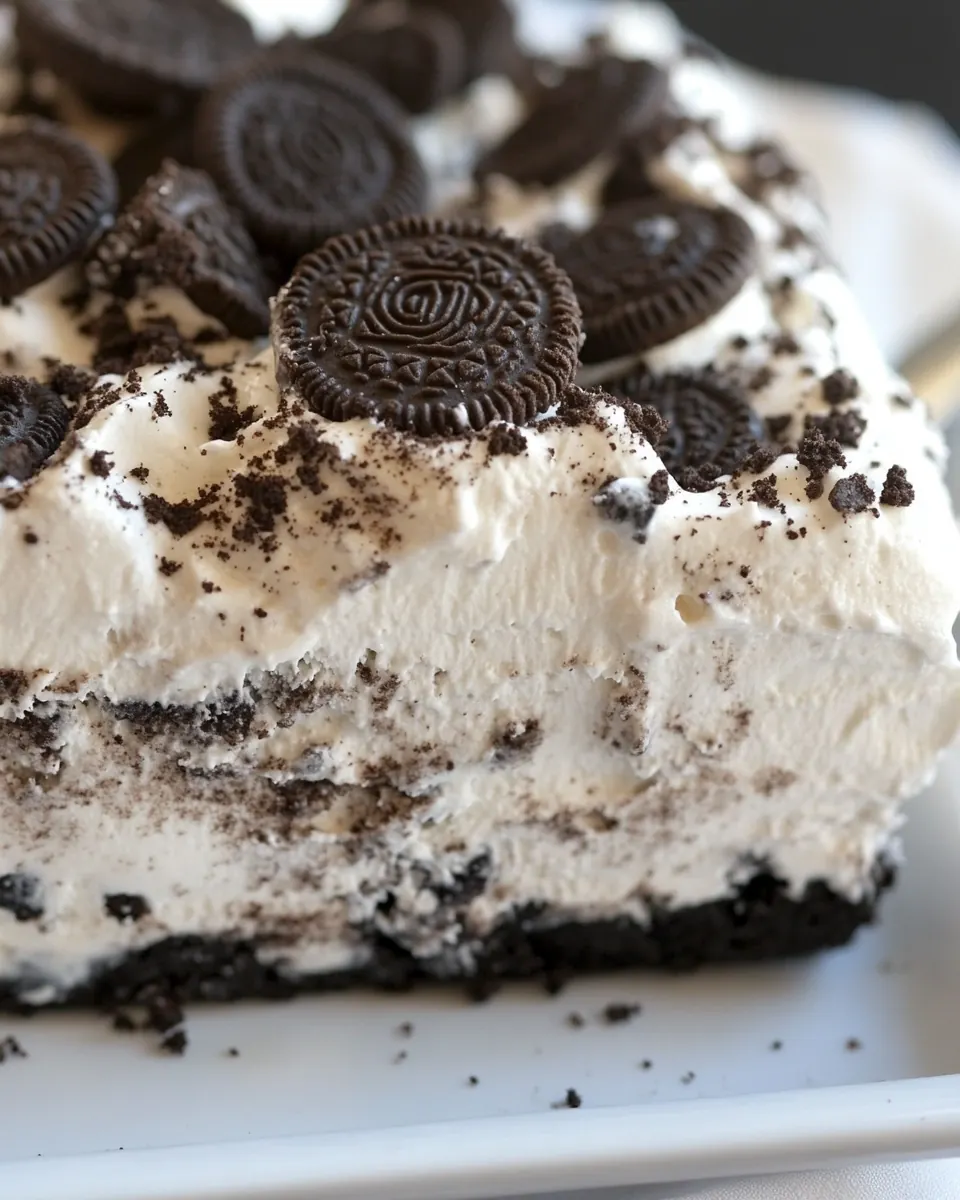 Oreo Ice Cream Cake