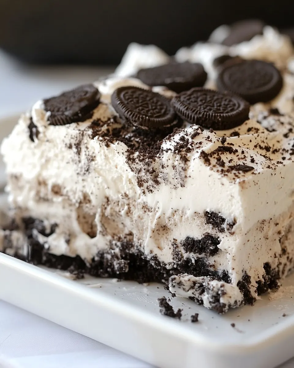 Oreo Ice Cream Cake